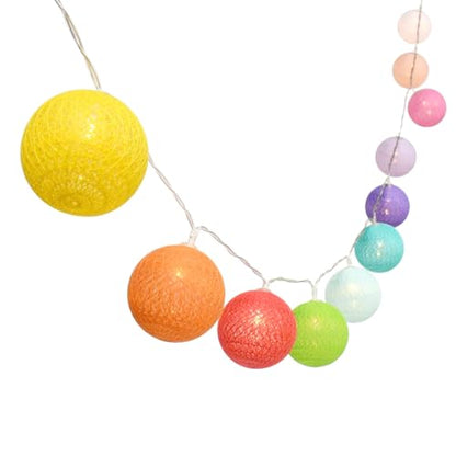 Gardeningwill 3M/10Ft 30 Mixed Color Ball LED Xmas Wedding Battery Operated String Fairy Light - color: Mixed Color