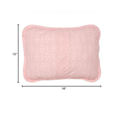 Lambs & Ivy Little Garden Luxury Embroidered Floral Decorative Throw Pillow