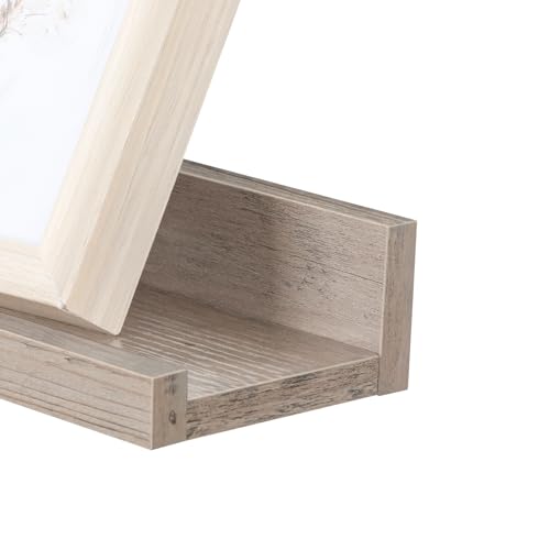 HOOBRO Floating Shelves, Wall Shelf Set of 3, 47.2 Inches Hanging Shelf - color: Greige, size: 47.2 Inches