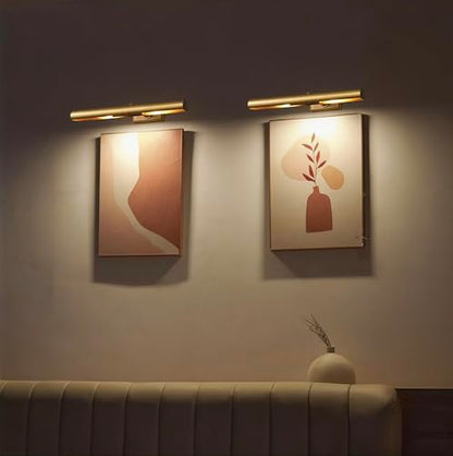 18 inch Picture Lights for Wall Hardwired 2PK Brass Picture Lighting - color: Brass, size: 18in-2PK