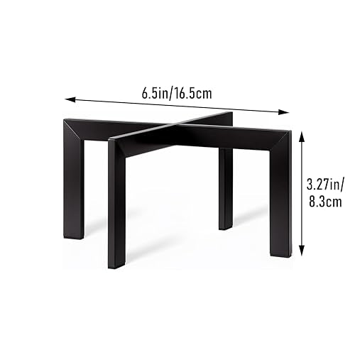 2-Pack Mini Plant Stand, Modern Cross Shape, Black - size: 2 Pack - Mini