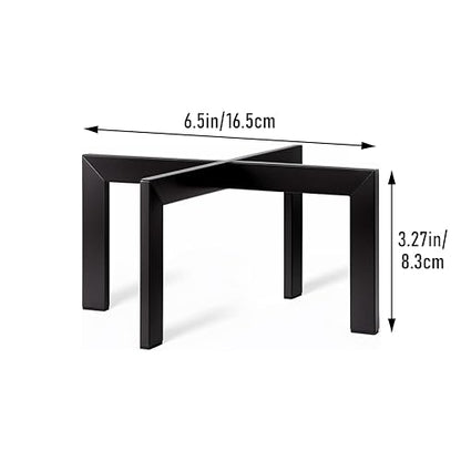 2-Pack Mini Plant Stand, Modern Cross Shape, Black - size: 2 Pack - Mini
