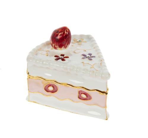 Hobby Lobby Strawberry Cake Mini Jewelry Box, Tinket Box - color: Strawberry Cake