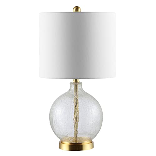 SAFAVIEH Lovell Table Lamp, 23" Modern Clear/Gold TBL4246A