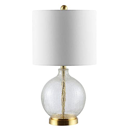 SAFAVIEH Lovell Table Lamp, 23" Modern Clear/Gold TBL4246A