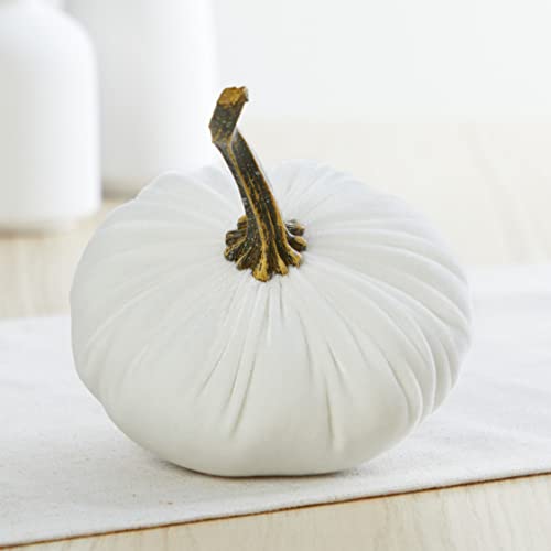 Your Heart's Content Velvet Pumpkin Set of 4 (Sm Gray Taupe Ivory Black) - color: Sm Gray Taupe Ivory Black