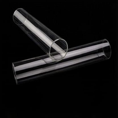 CYS EXCEL 6 PCS Glass Hurricane Tubes (H:14" D:2.5") - Fits Candles up to 2" Wide, Requires Holder Base 2.75" or Wider - size: 2.5" wide x 14" tall