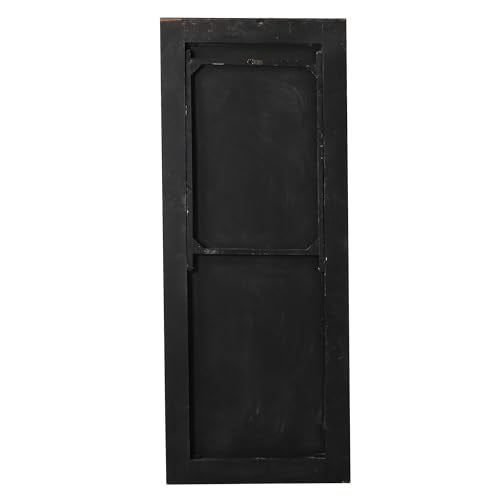 Rustic Full Length Mirror with Stand 60" x 24", Distressed White - color: White
