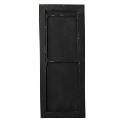 Rustic Full Length Mirror with Stand 60" x 24", Distressed White - color: White