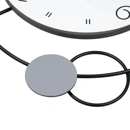Decorative Modern Wall Clock for Living Room Decor Non Ticking