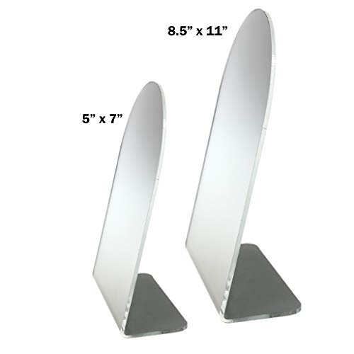 USA Made Premium Acrylic Counter Top Mirror - Cosmetics Counter Display