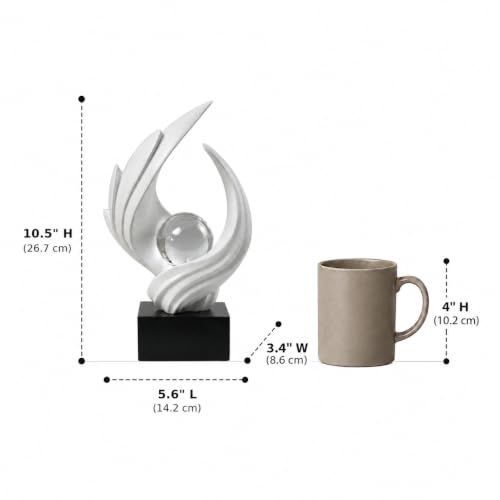 Abstract Art Sculptures Living Room Book Shelf Decor