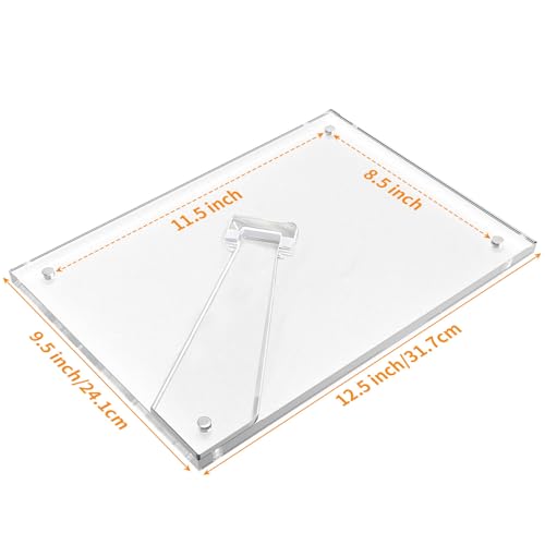 8.5x11.5 Acrylic Picture Frame 3 Pack - size: 8.5X11.5"-3Pack