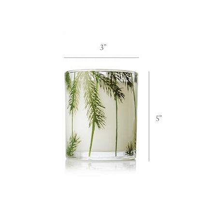 Thymes Frasier Fir Pine Needle Candle – Holiday Candles for Home Scented with Notes of Crisp Siberian Fir, Cedarwood & Sandalwood – Christmas Decor (6.5 oz) - size: 6.5 oz