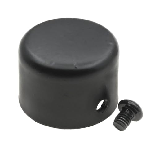 Curtain Rod Ends Window Curtains Rod End Cap Metal Sealing Finial Caps for 1.1 inch (28 mm) Diameter Curtain Roman Head Black 4 PCS