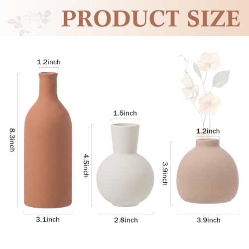 6 Pcs Farmhouse Home Decor Set for Tabletop, Natural - color: Natural