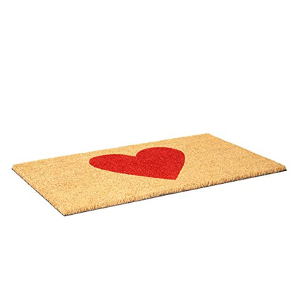 Calloway Mills Madison Heart Doormat (Red, 17" x 29") - color: Red, size: 1'5" x 2'5" (Rectangular)