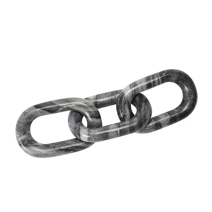 Bloomingville Decorative Marble Chain, Variegated Grey Tones - color: Grey