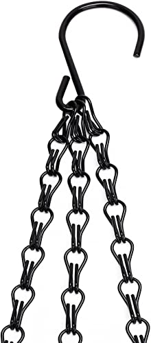 Heybe Hanging Baskets Chains 23 Inches 3 Leads Hanging Chains Flower Pot Hanger Replacement Plant Hangers for Planters and Lanterns, Pack of 3 (3 Legs) - style: 3 Legs
