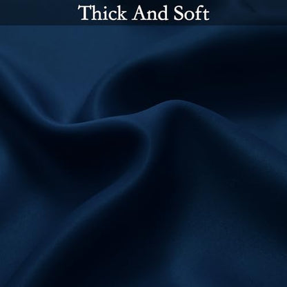 SimpleHome Ombre Gradient Blue White to Gray Curtains for Bedroom, 42Wx63L - color: Blue and White, size: 42"W x 63"L (Pack of 2)