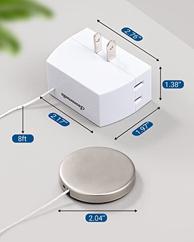DEWENWILS Touch Dimmer Switch,Touch Pad Control, 3 Levels of Dimming, White - color: White, size: 1 Pack