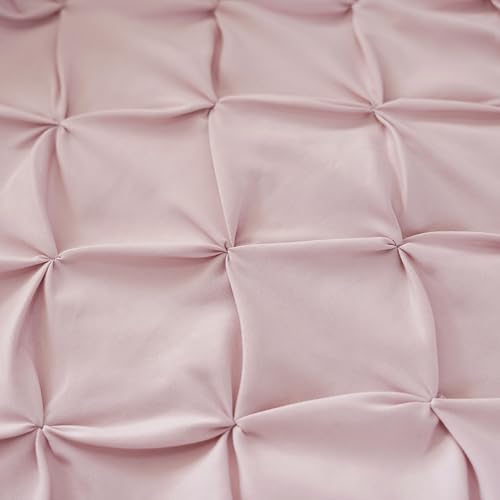 Pintuck Diamond Textured Thermal Insulated Window Curtains 52"W x 84"L - color: Peach Pink, size: 52"W x 84"L (Pack of 2)