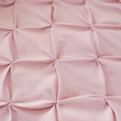 Pintuck Diamond Textured Thermal Insulated Window Curtains 52"W x 84"L - color: Peach Pink, size: 52"W x 84"L (Pack of 2)