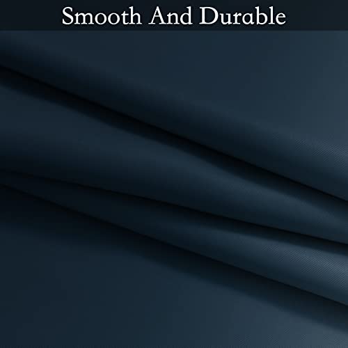 SimpleHome Ombre Navy Blue to Grey White Curtains for Living Room 42Wx63L - color: Navy Blue, size: 42"W x 63"L (Pack of 2)