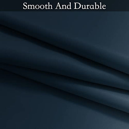 SimpleHome Ombre Navy Blue to Grey White Curtains for Living Room 42Wx63L - color: Navy Blue, size: 42"W x 63"L (Pack of 2)