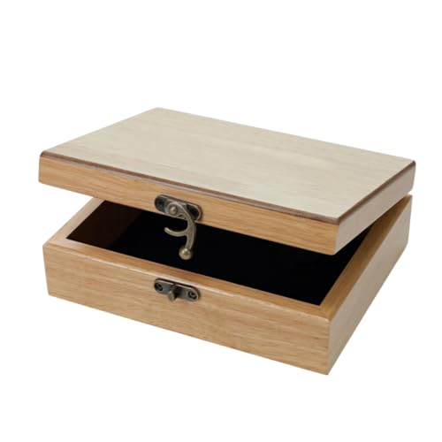 WE Games Old World Wooden Keepsake Box - color: Natural, size: Small