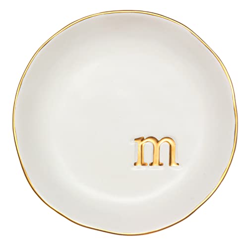 COLLECTIVE HOME Ceramic Jewelry Tray, Trinket Dish, Gifts for Women (M) - color: M