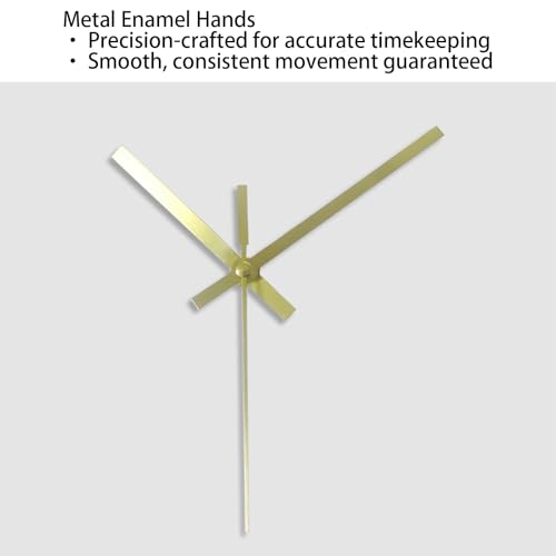 Wall Clock, 12 Inch Modern Wall Clock, Silent Non-Ticking Quartz Clock, Art Deco Clock with Large Numerals for Living Room, Bedroom, Classroom, Office (Black)