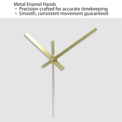 Wall Clock, 12 Inch Modern Wall Clock, Silent Non-Ticking Quartz Clock, Art Deco Clock with Large Numerals for Living Room, Bedroom, Classroom, Office (Black)
