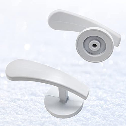 Curtain Tieback Hooks, White, 4 Pack - color: White, size: 4 Pcs