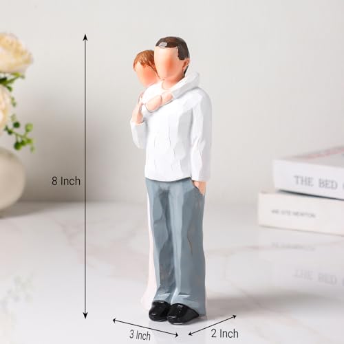Dad and Daughter Figurines, Father of the Bride Gifts, 8inch