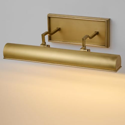 Art Picture Wall Sconce,Linear Artwork Display Wall Lights - color: Gold, size: 18"-3 Bulbs