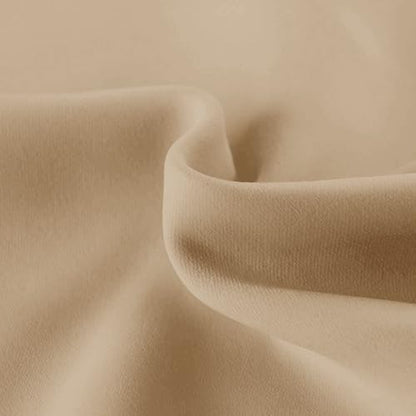 Hiasan Biscotti Beige Valance Curtains for Window 42 x 12 Inches 1 Panel - color: Biscotti Beige, size: 42"W x 12"L (Pack of 1)