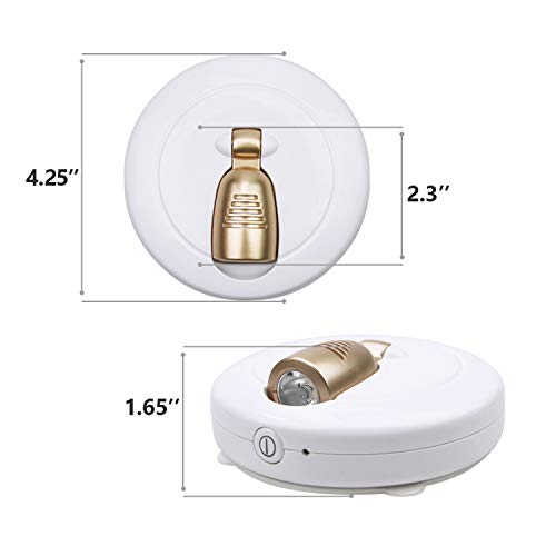 HONWELL Wireless Spotlight Battery Operated LED Puck Lights, Touch Closet Light, Stick on Wall Hallway Basement Entrance Perfect Adjustable Direction Light for Artwork Decorative