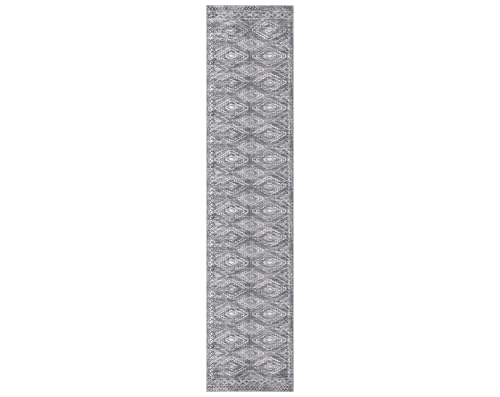 KILOCOCO Hallway Runner 2x12 ft Washable Runner Rug Non Slip, Grey - color: Grey, size: 2' x 12' (Runner)