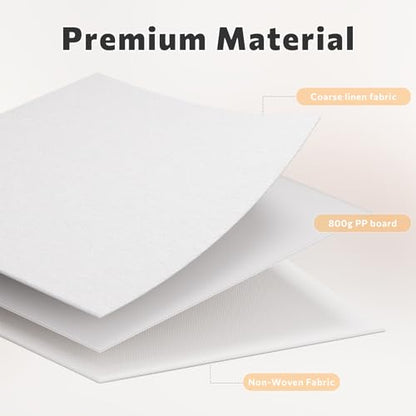 FHSQX 2Pack File Box with Lid,White,14 x 9.3 x 10.9 in - color: White, size: 14 x 9.3 x 10.9 in (2Pack)