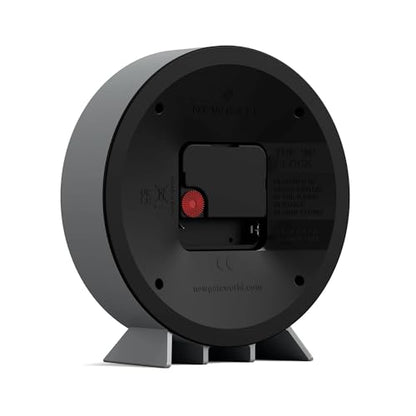 NEWGATE® M Mantel 에코 책상 시계 | 모던 라운드 디자인 | 포쉬 그레이 - color: 포쉬 그레이