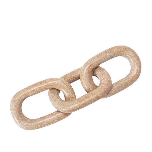 Bloomingville Decorative Marble Chain, Variegated Blush Tones - color: Pink
