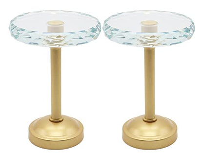 Set of 2 Cut Crystal Window Drapery Medallion Holdbacks, Curtain Tiebacks, Wall Hook, Tassel Holder, Gold - color: Gold
