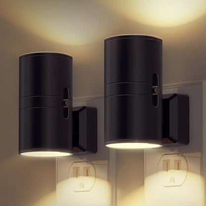 L LOHAS LED Night Light Plug in, Night Lights Plug into Wall, Soft White - color: 3000K-soft white, size: 2 Pack