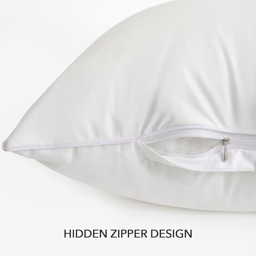 Oubonun Waterproof Outdoor Lumbar Pillow Inserts 12 x 20 Set of 2 - size: 12 × 20(Pack of 2)
