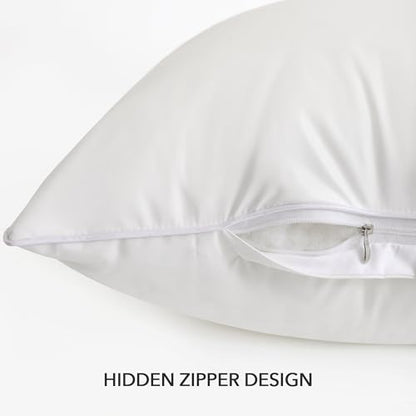 Oubonun Waterproof Outdoor Lumbar Pillow Inserts 16 x 24 Set of 2 - size: 16 × 24(Pack of 2)
