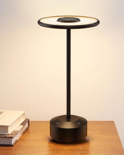 Honeywell Rechargeable Table Lamp, 5000mAh Cordless Dimmable Accent Light