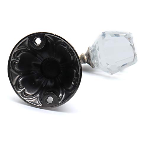 Xiaoyztan 2Pcs Bronze Crystal Rose Curtain Tiebacks Wall Hooks - color: Bronze