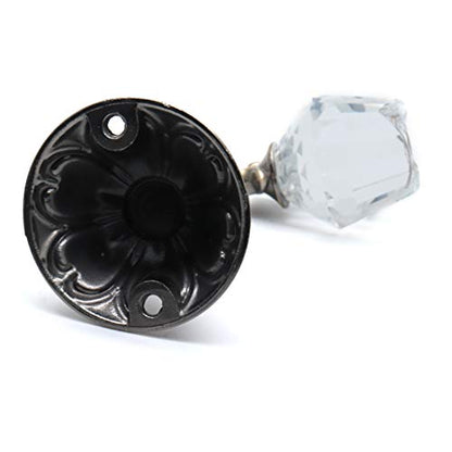 Xiaoyztan 2Pcs Bronze Crystal Rose Curtain Tiebacks Wall Hooks - color: Bronze