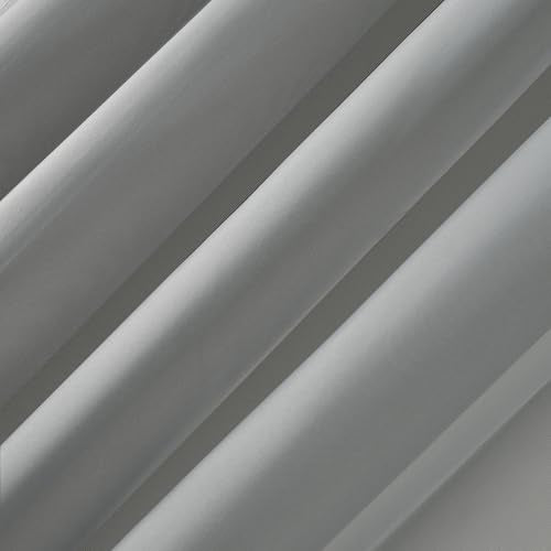 No. 918 53566 Emily Sheer Voile Rod Pocket Curtain Panel, 59" x 63", Charcoal (Single Panel Only) - color: Charcoal, size: 59"W x 63"L (Pack of 1), style: Emily